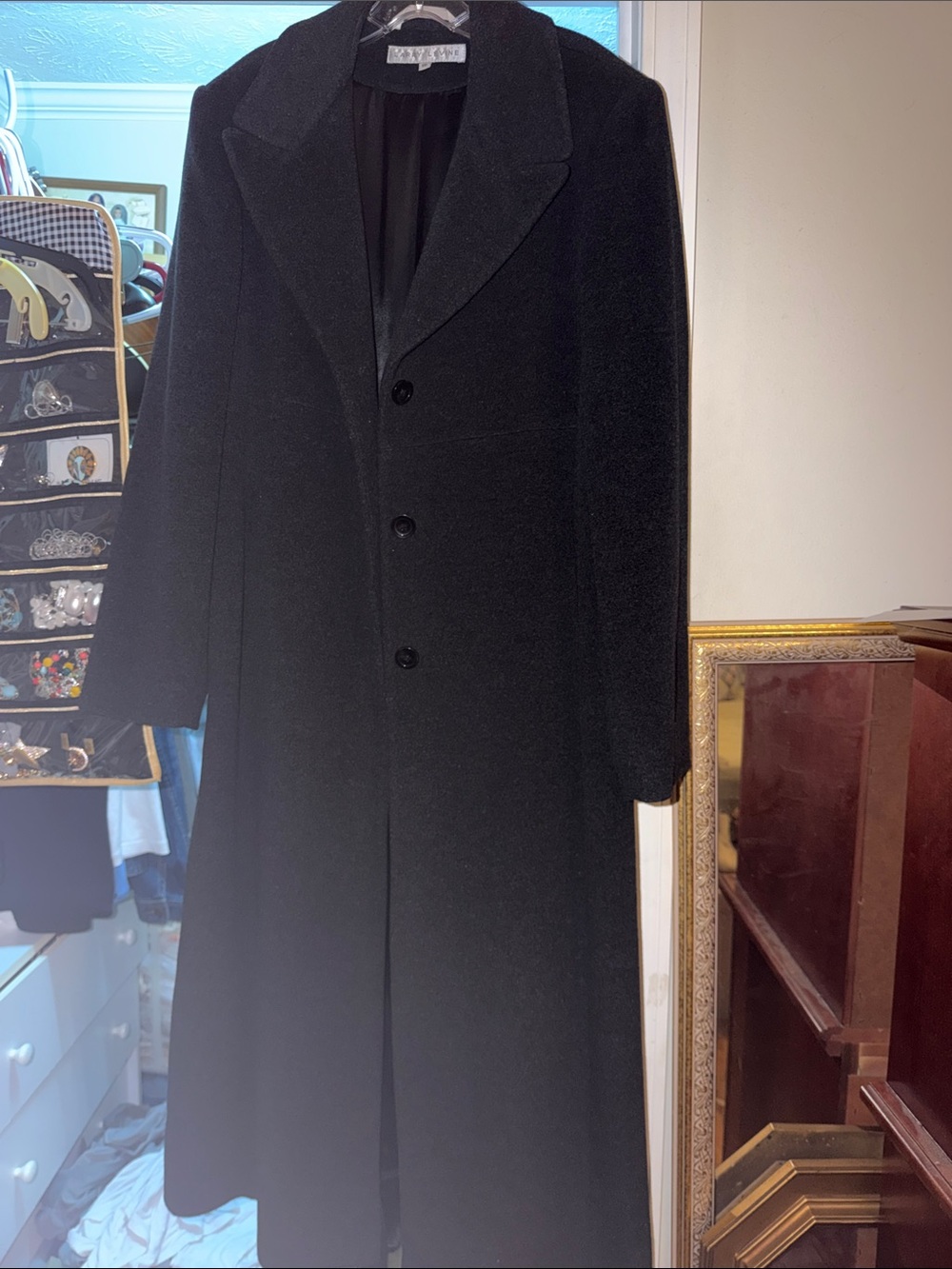 Larry Levine Black Men's Wool Pea Coat